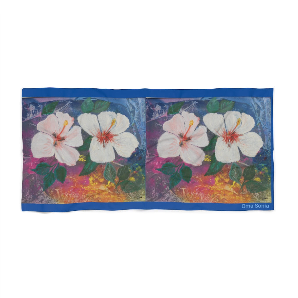 Oma Sonia's Hibiscus Beach Towel