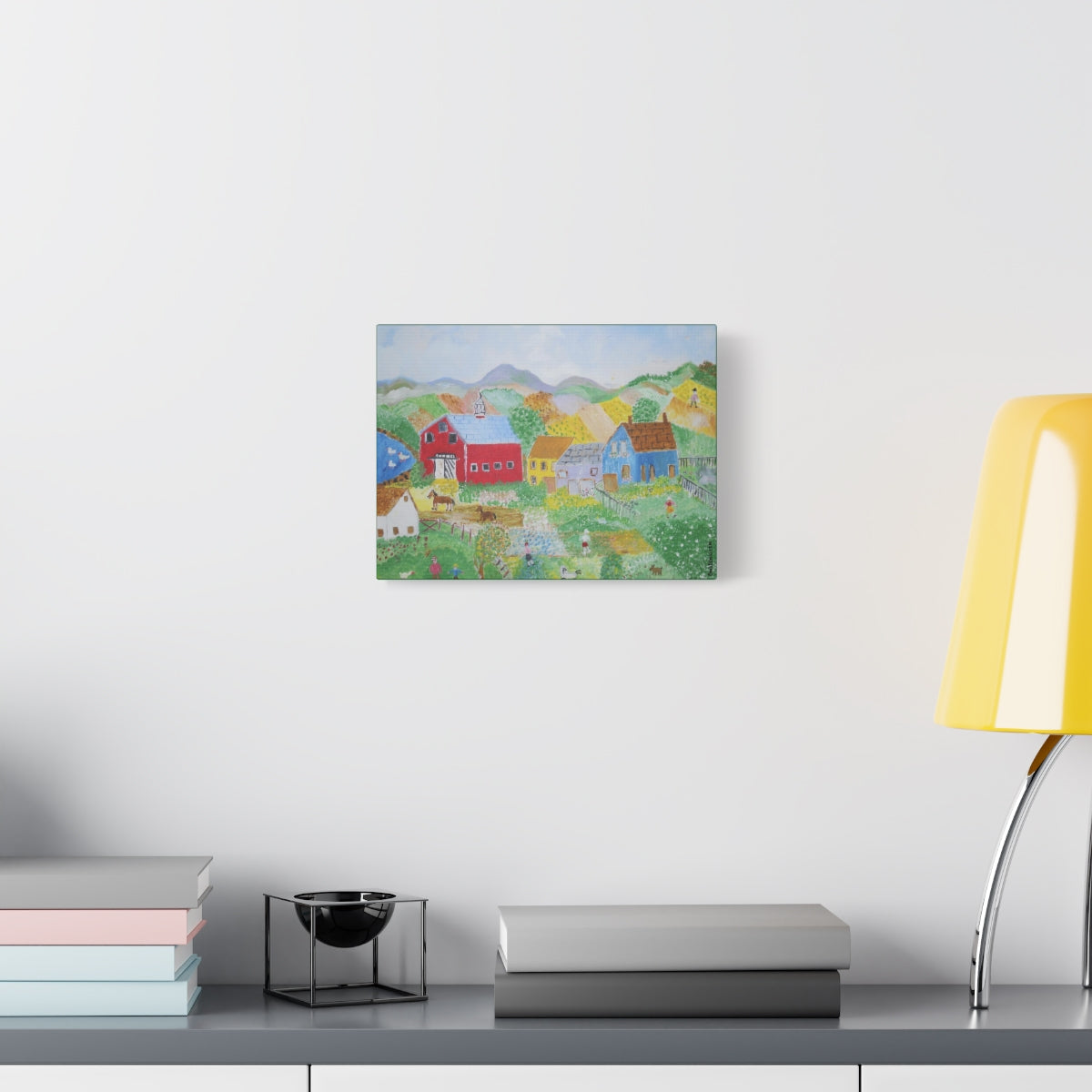 "Country Landscape #1" Canvas Print