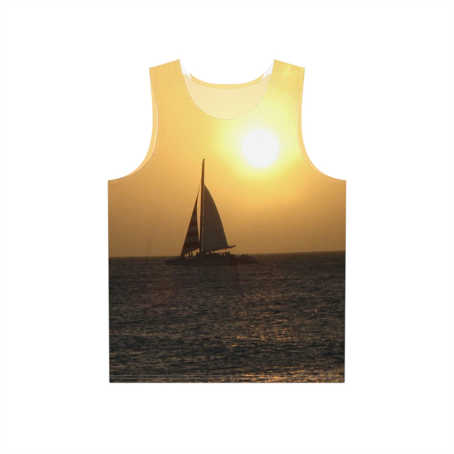 Donna Sky  Sunset Sail Men's Tank Top