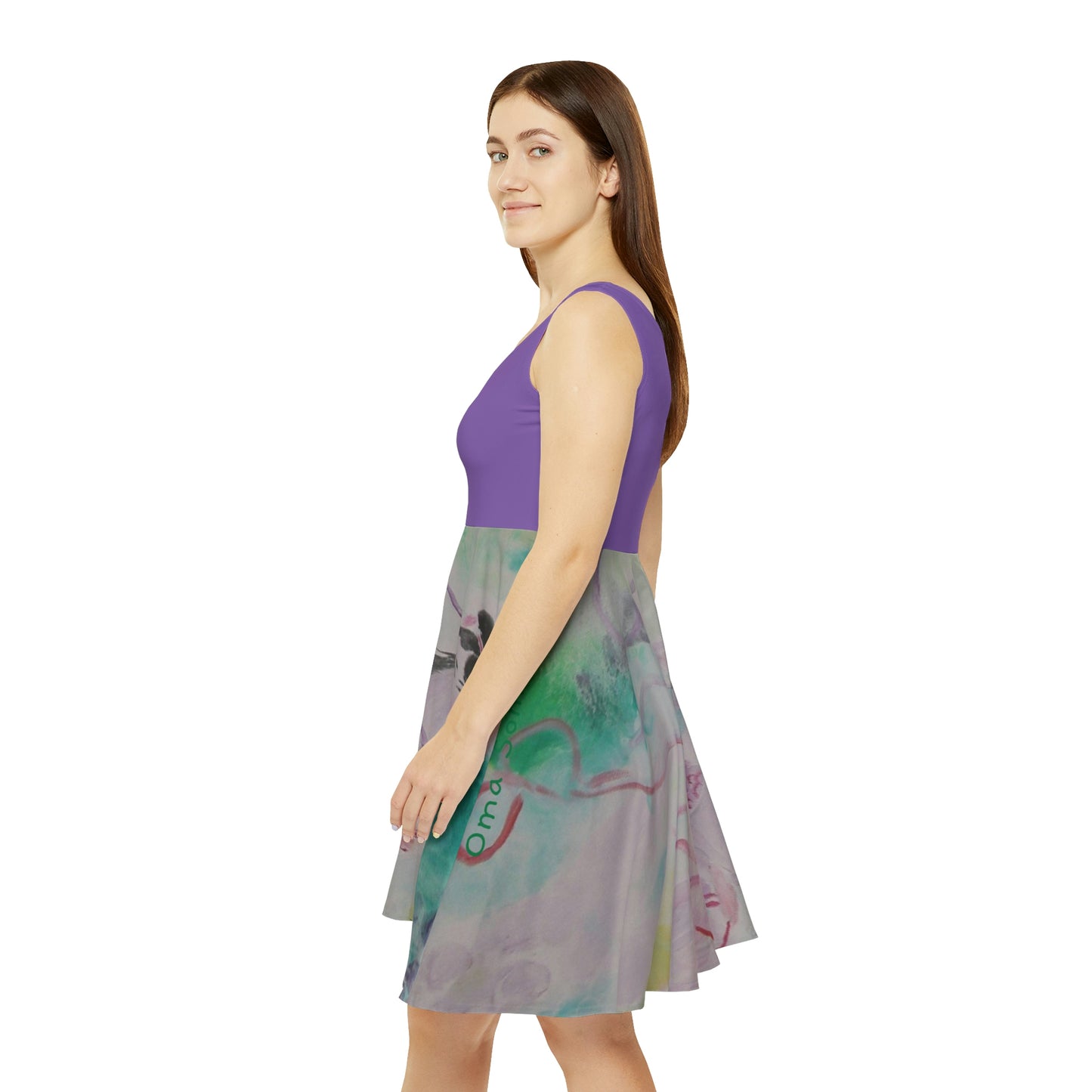 Delicate Geisha Purple top Dress
