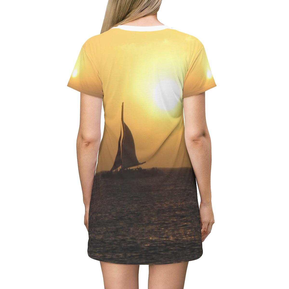 Donna Sky "Sunset Sail" T-Shirt Dress