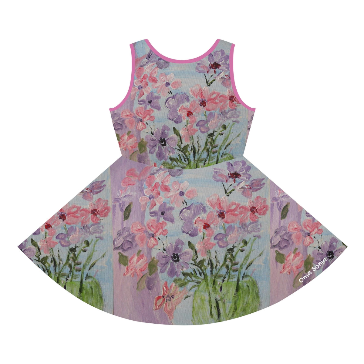 Girls' Sleeveless Floral Sundress