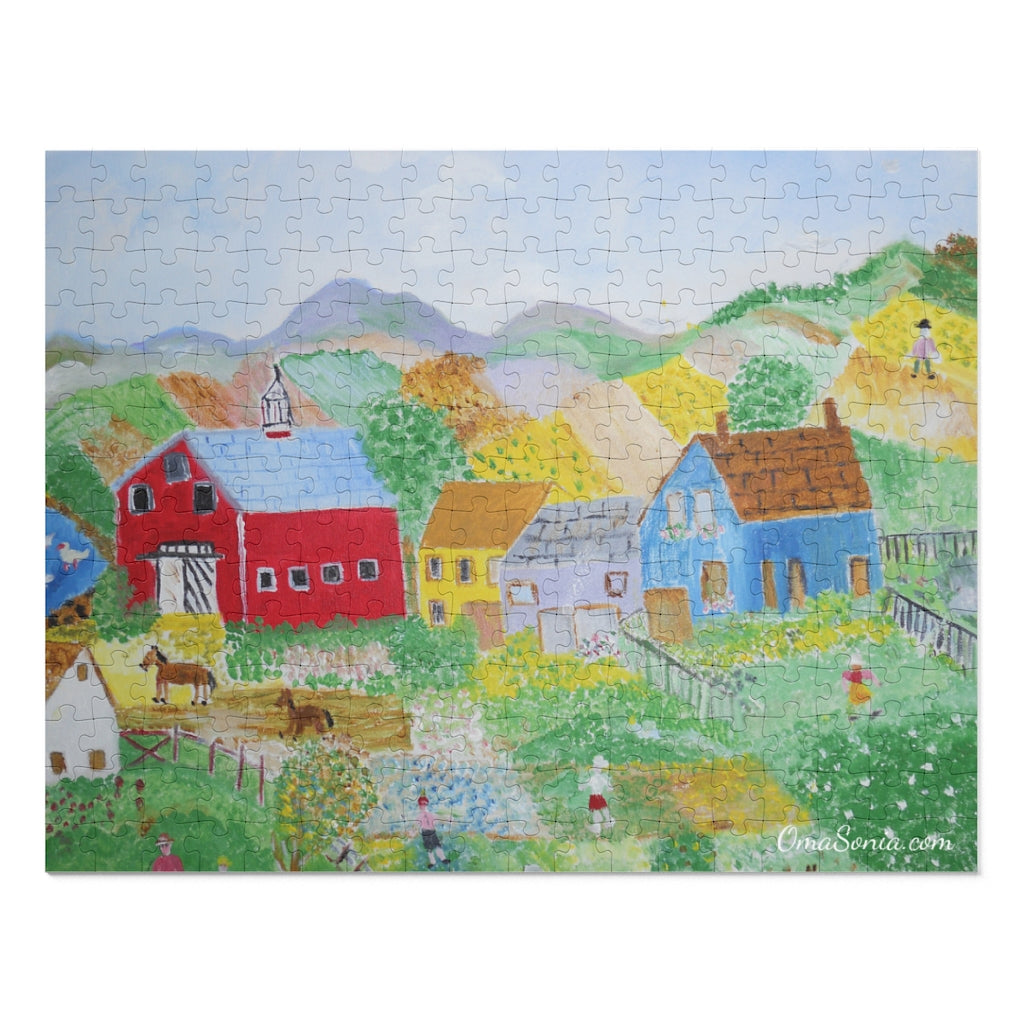 Oma Sonia's Country Farm Jigsaw Puzzle