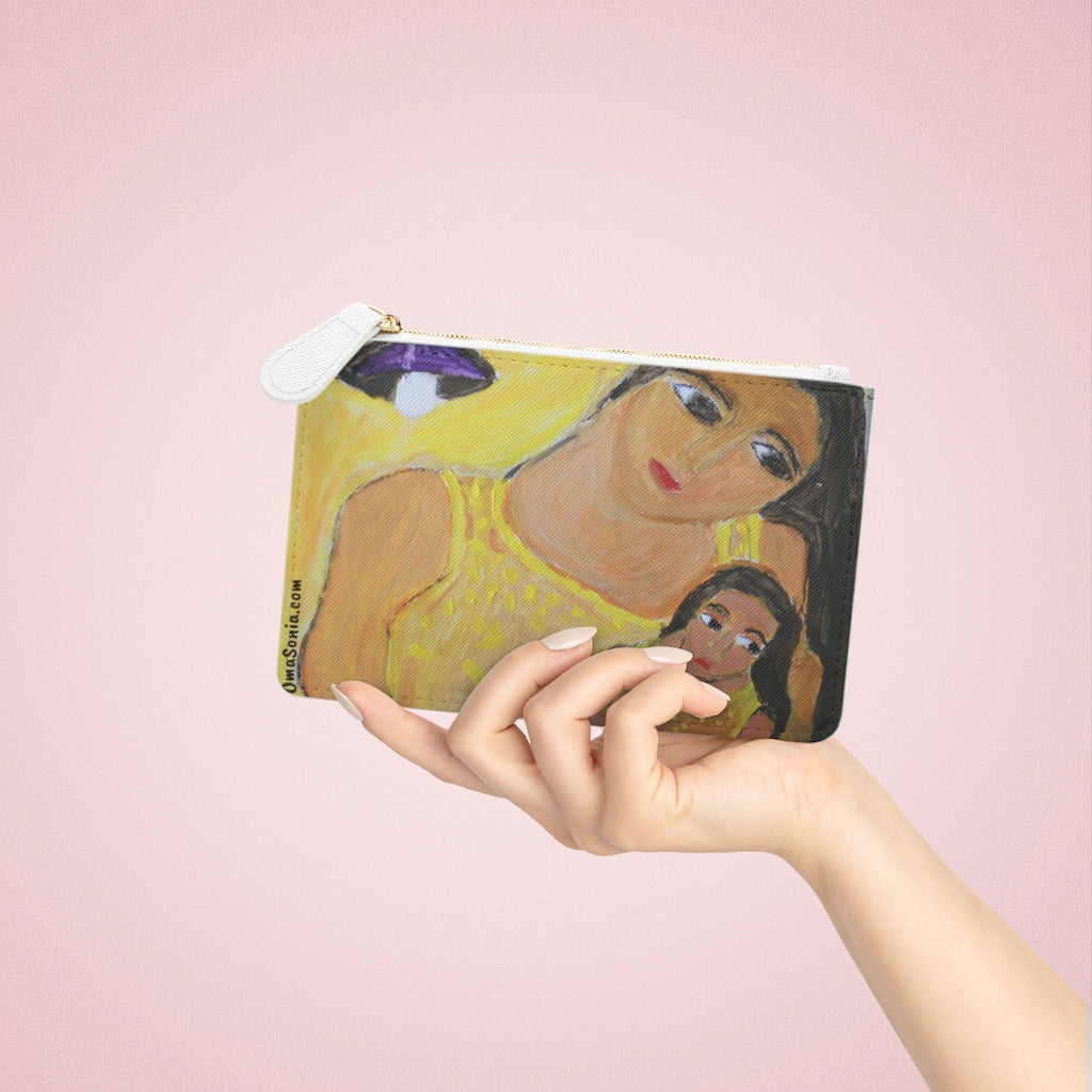 Mystery Woman Portrait Clutch