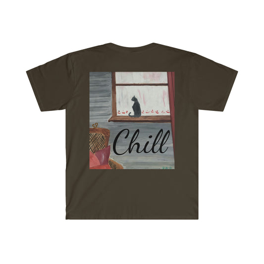 Oma Sonia's "Cat on a Windowsill" T-Shirt