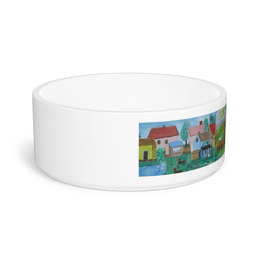 Oma Sonia Country Landscape Pet Bowl