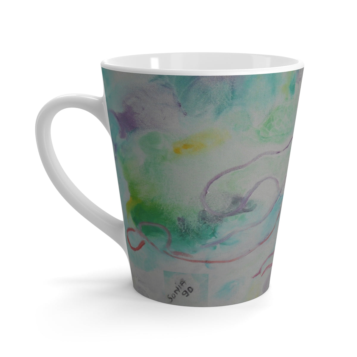 "Delicate Geisha" 12 oz Latte Mug