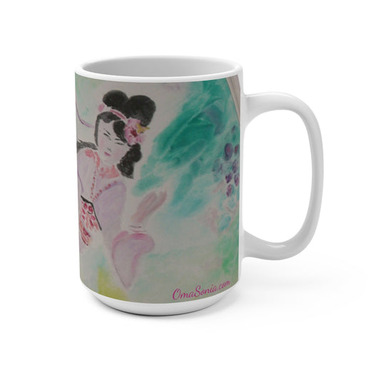 Oma Sonia's "Delicate Geisha"  - 15 oz. Mug ~