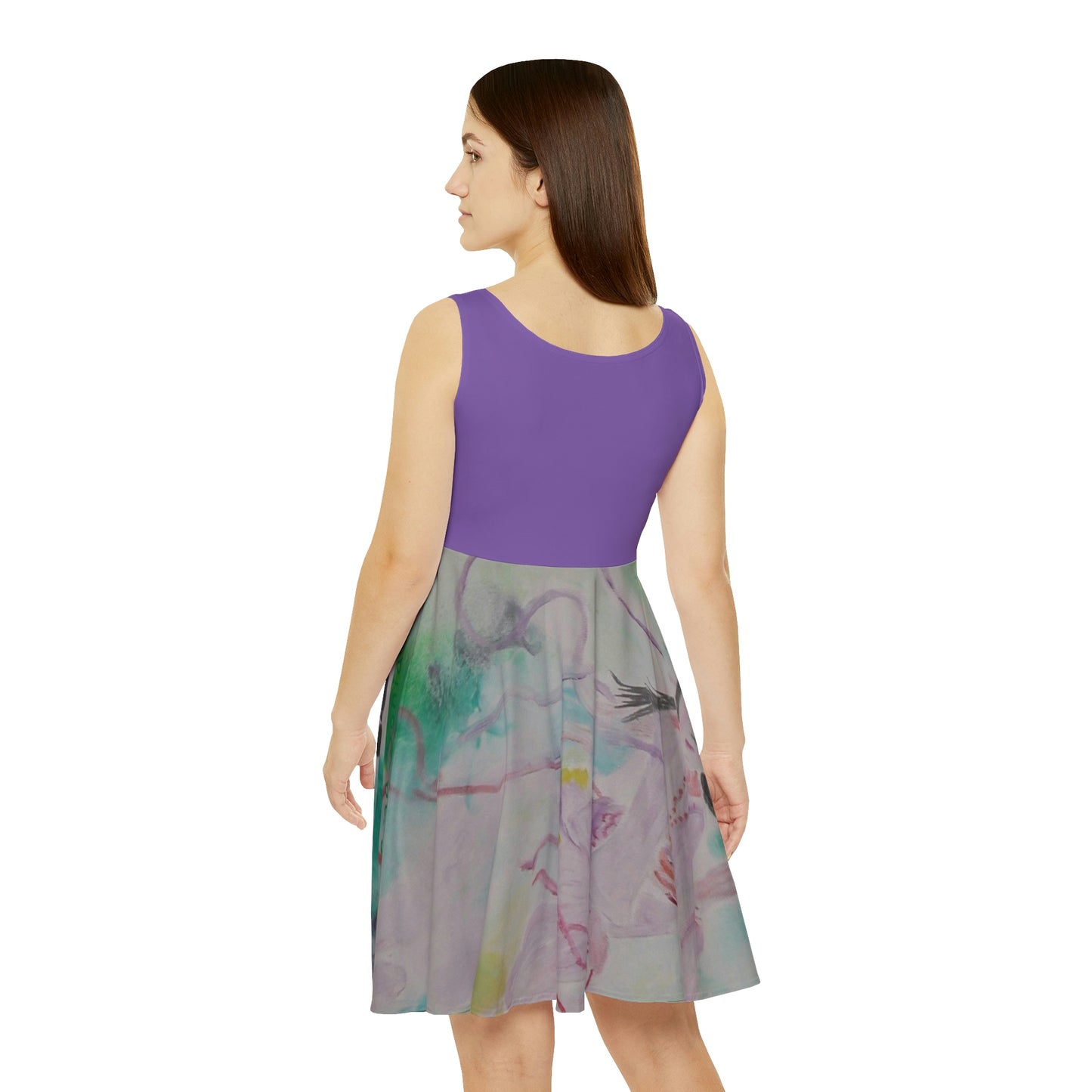 Delicate Geisha Purple top Dress
